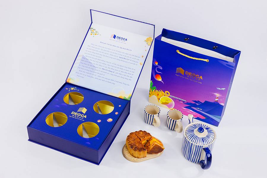 Hộp bánh Trung thu bình dân dành cho doanh nghiệp