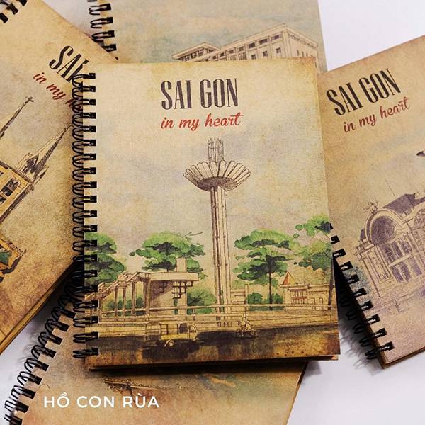 Sổ tay quà tặng Saigon in my heart - Hồ Con Rùa