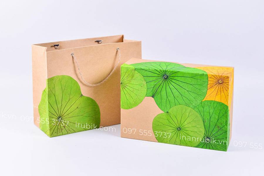 Thiết kế hộp âm dương lá sen cao cấp