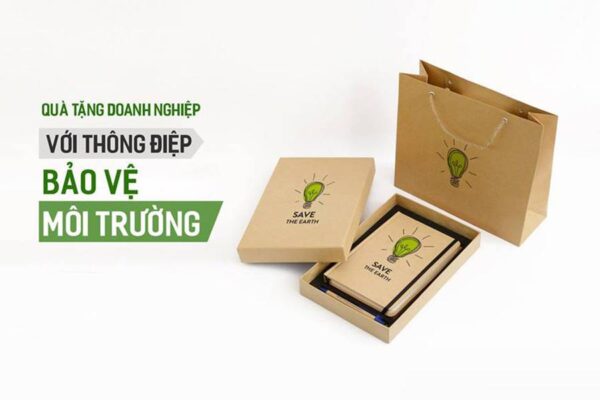 Quà tặng doanh nghiệp với thông điệp bảo vệ môi trường