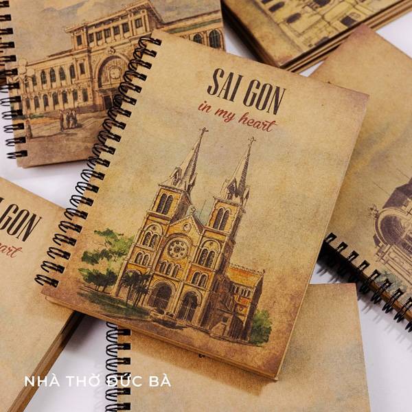 Sổ tay quà tặng Saigon in my heart - Nhà Thờ Đức Bà