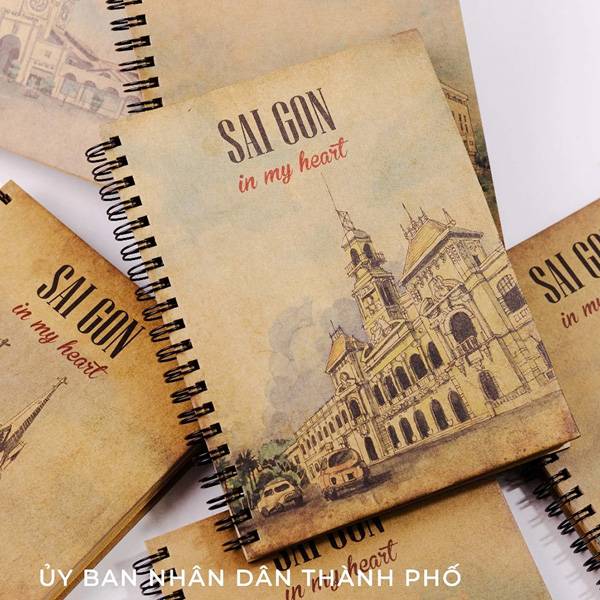 Sổ tay quà tặng Saigon in my heart - Ủy Ban Nhân Dân Thành Phố