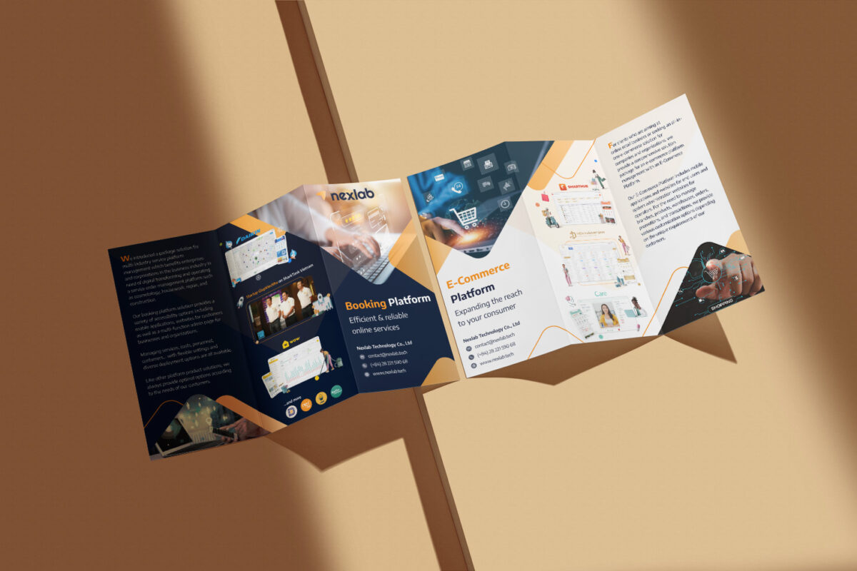 Mẫu thiết kế brochure công ty đẹp, chuyên nghiệp