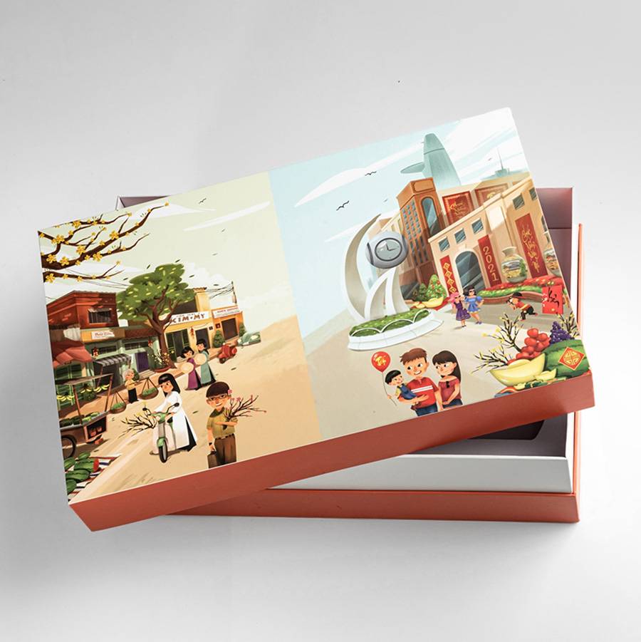 Hộp quà Tết Gắn Kết - Tết Xưa Tết Nay