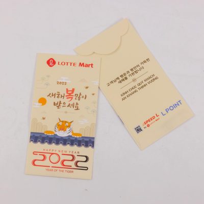Mẫu bao lì xì của Lotte Mart