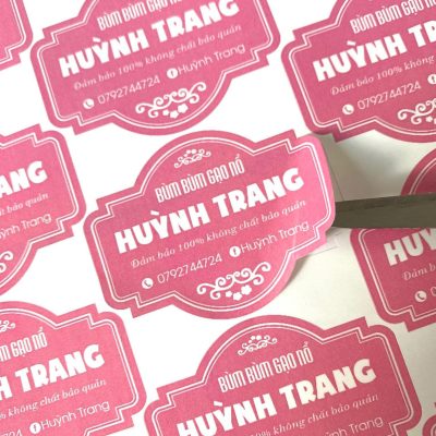 Dịch vụ in tem decal giấy giá rẻ
