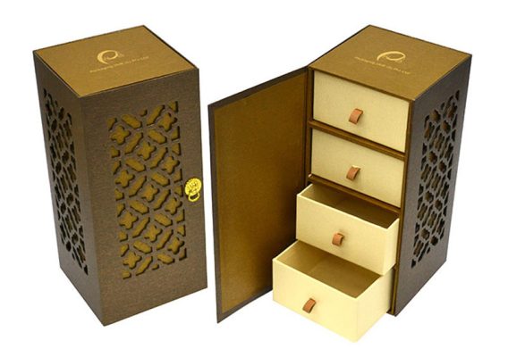 Mẫu thiết kế in hộp rút cao cấp đa tầng
