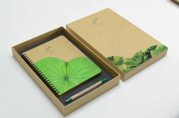 Bộ quà tặng in sổ tay lò xo cho doanh nghiệp