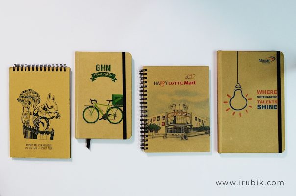 Các thiết kế in sổ tay quà tặng phổ biến