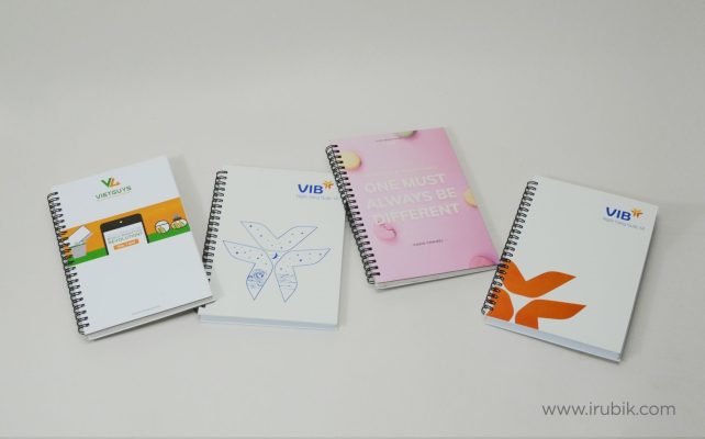 In sổ tay quà tặng cho doanh nghiệp VIB