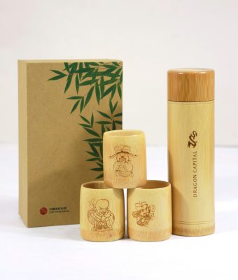 Set quà tặng ly tre cao cấp