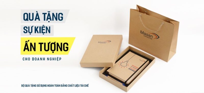 In set quà tặng sổ tay doanh nghiệp theo yêu cầu