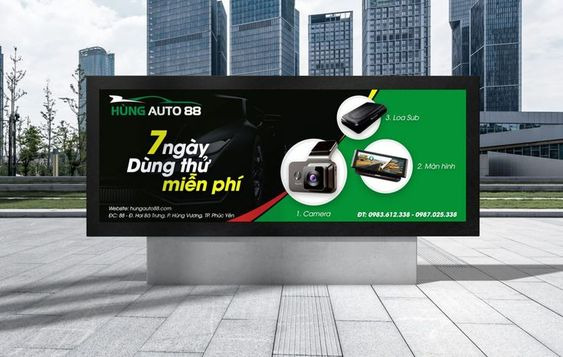 Thiết kế biển quảng cáo ngoài trời nên lưu ý gì?