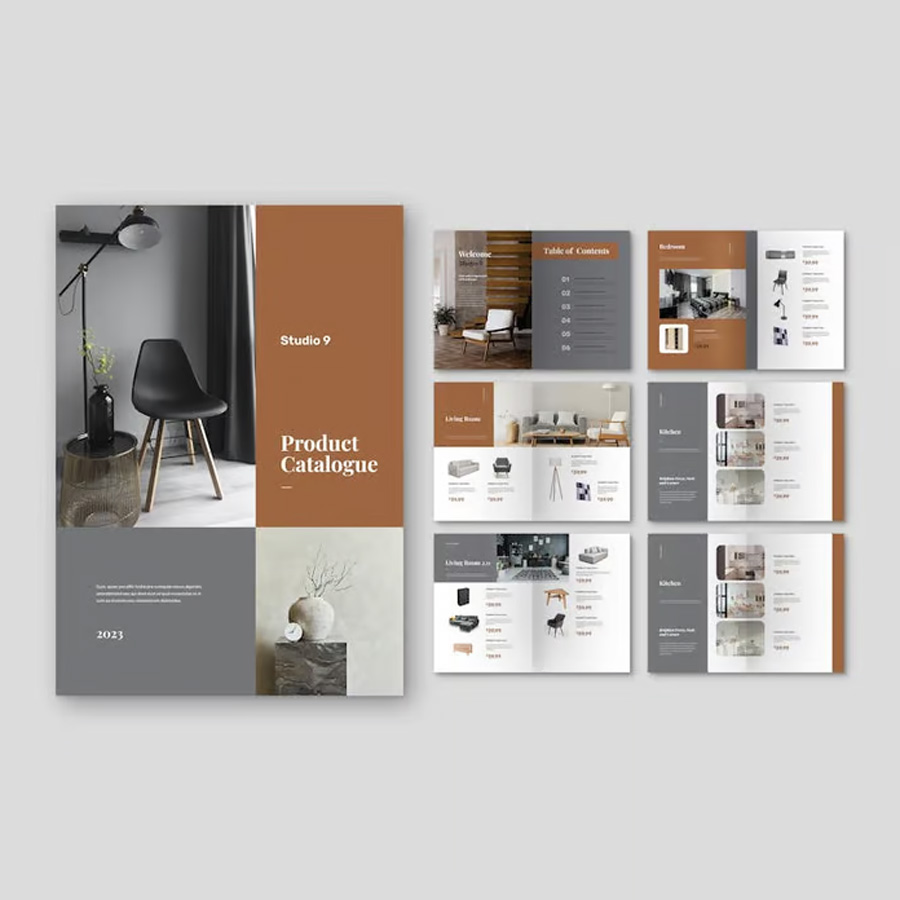 thiết kế catalogue