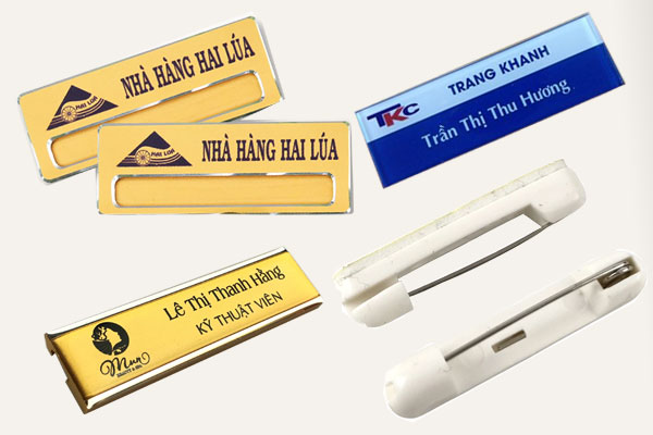 Thiết kế thẻ tên giúp nhận diện cá nhân cho nhân viên