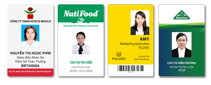 Mẫu thiết kế thẻ tên thể hiện sự chuyên nghiệp trong doanh nghiệp