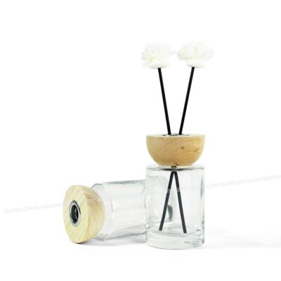 Lọ đựng tinh dầu khuếch tán nắp gỗ