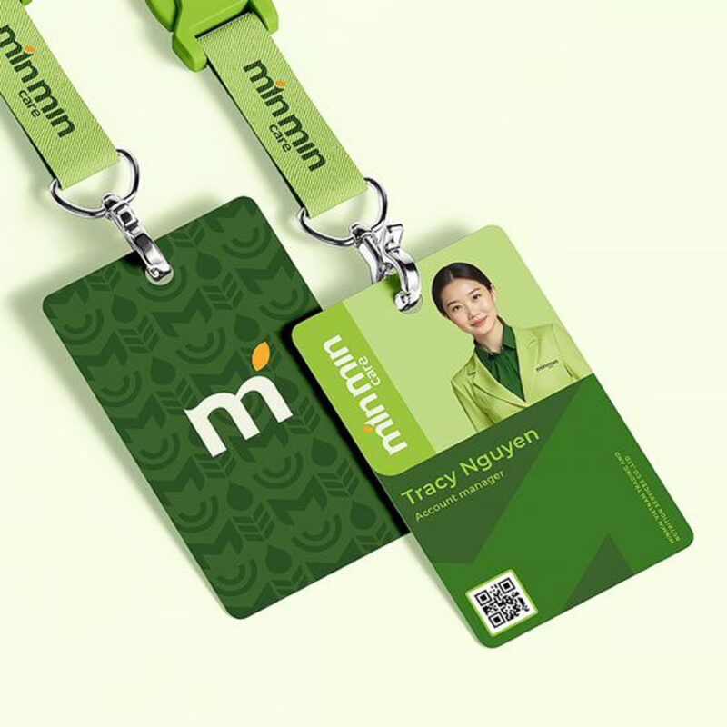 Mẫu thẻ nhân viên công ty đẹp và hiện đại