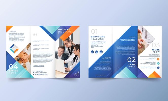 Mẫu thiết kế brochure công ty đẹp, chuyên nghiệp