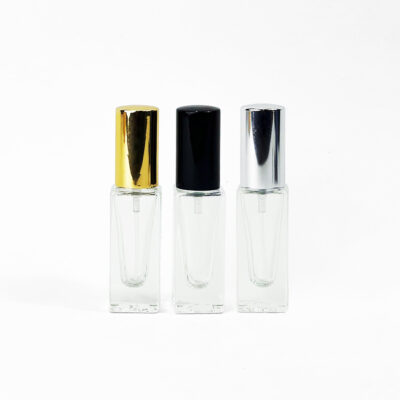 Chai Chiết Nước Hoa 5ml – Thân Vuông Nắp Vàng/Bạc/Đen