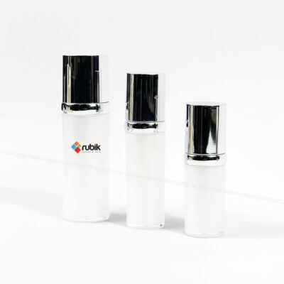 Bộ lọ đựng toner màu trắng
