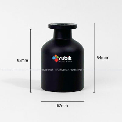 Kích thước Lọ khuếch tán tinh dầu màu đen 100ml