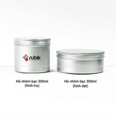 Hũ nhôm đựng matcha, cà phê 300ml
