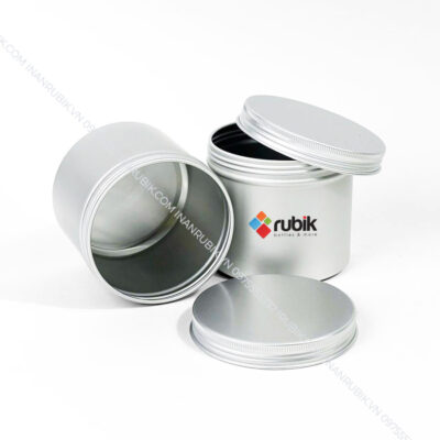 Nhận thiết kế và in ấn logo lên hũ nhôm