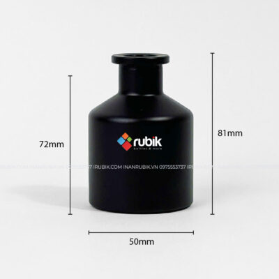 Kích thước Lọ khuếch tán tinh dầu màu đen 50ml