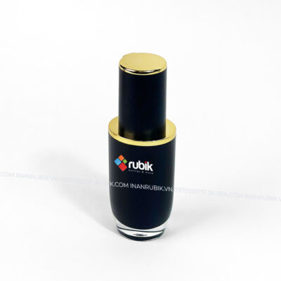 Chai đựng serum màu đen
