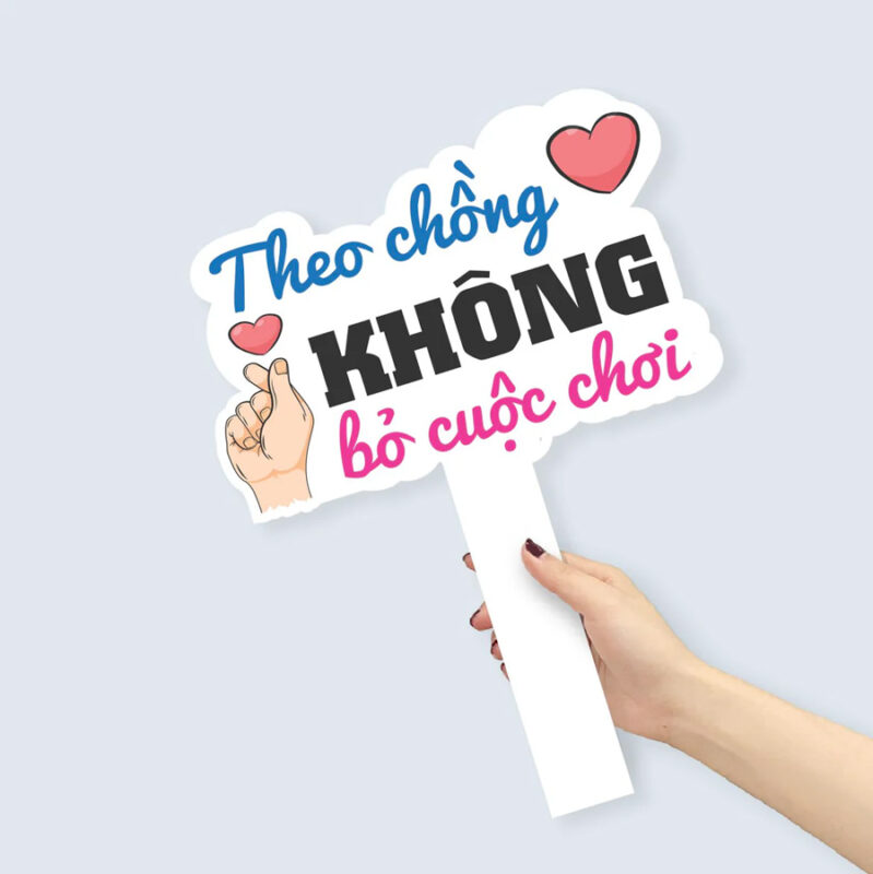 Hashtag cầm tay được ưa chuộng trong các sự kiện