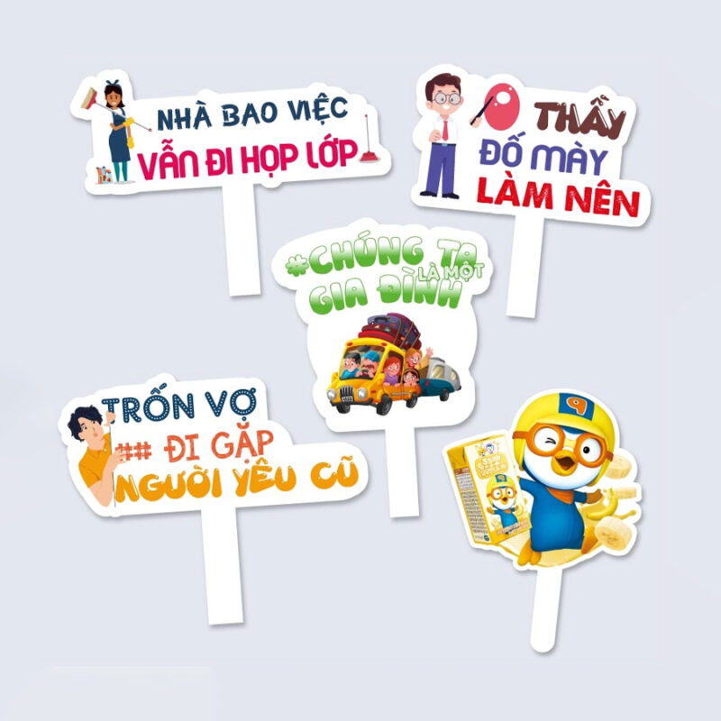 Mẫu thiết kế hashtag vui nhộn