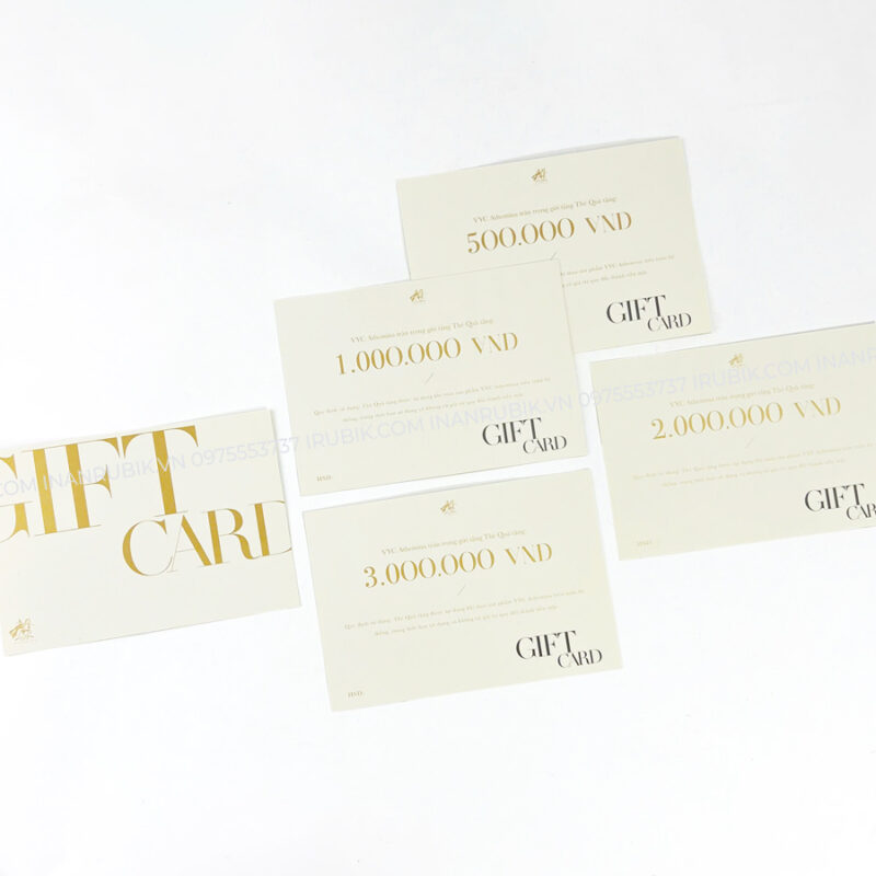 Mẫu thiết kế voucher coupon quà tặng đẹp