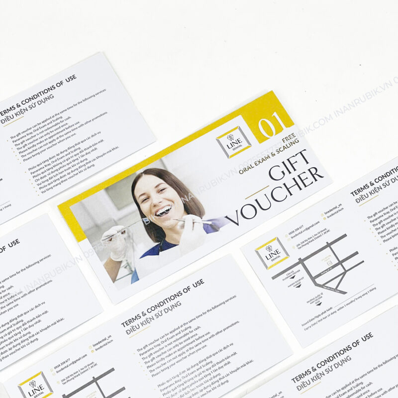 Thiết kế voucher quà tặng