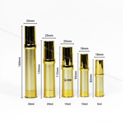 Kích thước chai hút chân không đựng serum 