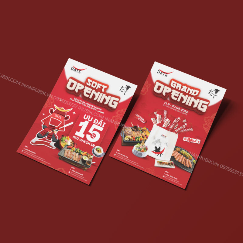 Các loại tờ rơi quảng cáo phổ biến