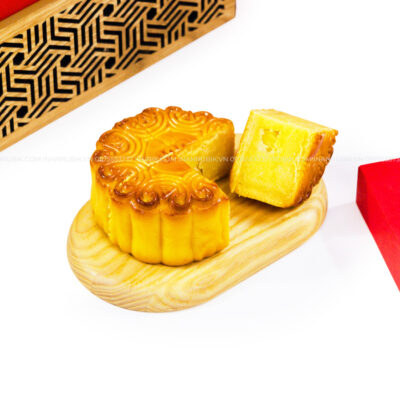 In hộp bánh trung thu âm dương đế gỗ khắc hoa văn nổi bật