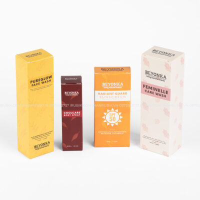 Mẫu hộp giấy đựng mỹ phẩm phổ biến