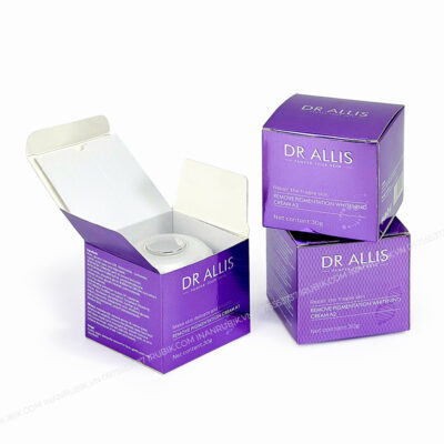 In hộp giấy đựng mỹ phẩm cán màng bóng chuyên nghiệp