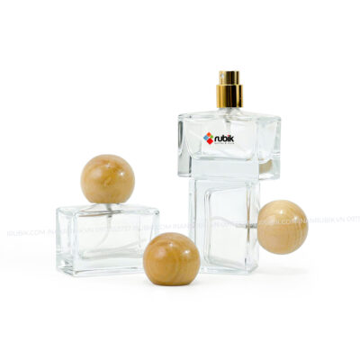 Dịch vụ gia công trọn gói chai đựng nước hoa 30ml nắp gỗ tròn 