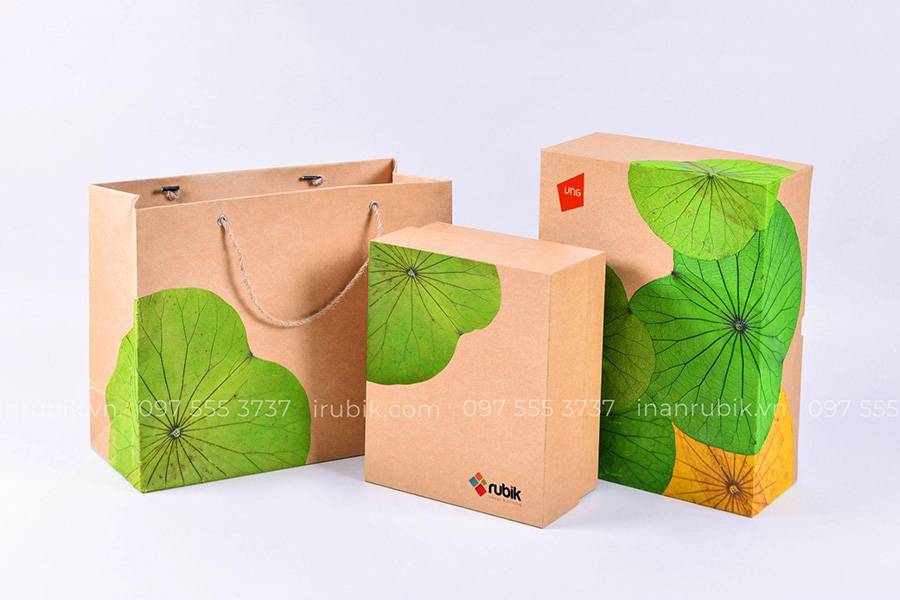 Sản phẩm kết hợp lá sen thật