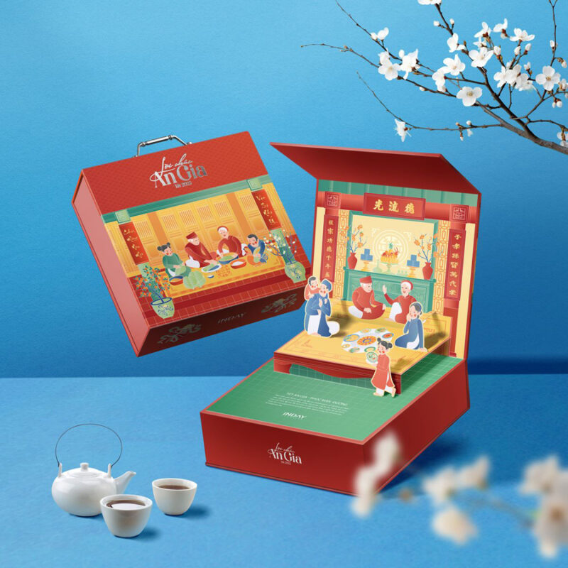 Cần lựa chọn chất liệu kích thước, thiết kế in hộp quà tết phù hợp