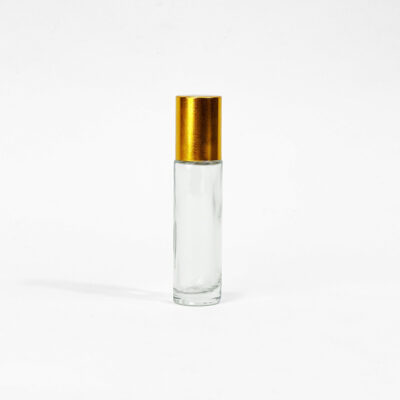 Chai Bi Lăn Chiết Nước Hoa 10ml Thủy Tinh Nắp Vàng