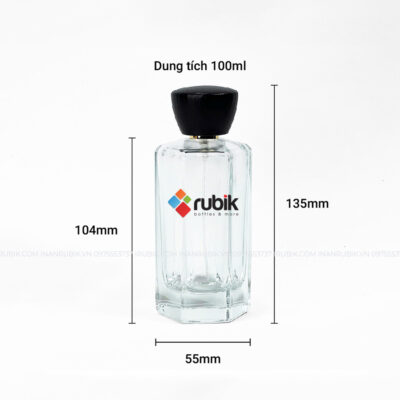 Kích thước chai lọ đựng nước hoa 100ml