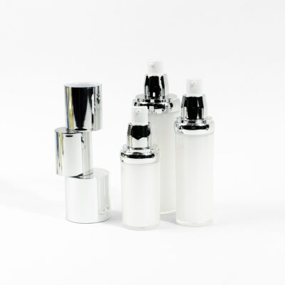 Bộ Lọ Đựng Toner Màu Trắng