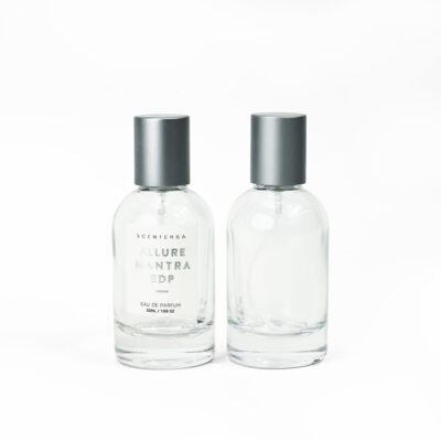 Vỏ Chai Đựng Nước Hoa 50ml Nắp Xám