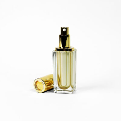 Chai Nhựa Acrylic Đựng Serum Màu Vàng