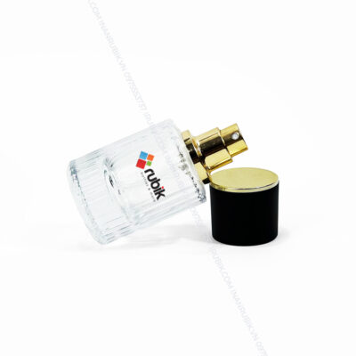 Thiết kế chai lọ chiết nước hoa 30ml trụ đứng nắp 2 màu thanh lịch