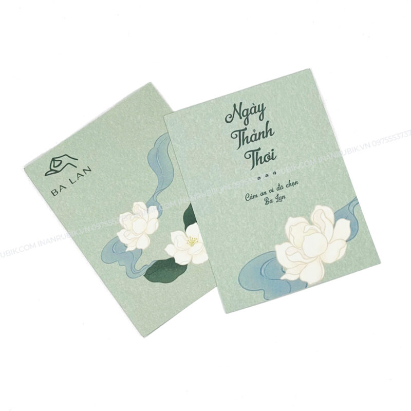 Lợi ích khi thiết kế thiệp cảm ơn theo yêu cầu