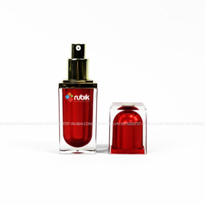 Thiết kế chai nhựa đựng serum tinh tế, sang trọng